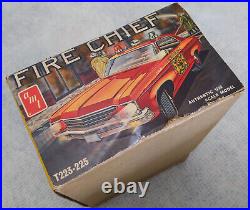 Rare UNBUILT AMT 1/25 PLASTIC MODEL KIT 1970 CHEVY Chevrolet IMPALA FIRE CHIEF