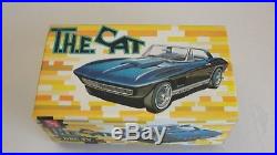 Rare Vintage 1967 Amt T. H. E. Cat Corvette 1/25 Scale Model Kit Nbc Robert Loggia