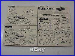 Rare Vintage 1967 Amt T. H. E. Cat Corvette 1/25 Scale Model Kit Nbc Robert Loggia