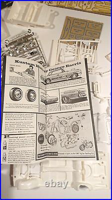 Rare Vintage AMT 1962 3 in 1 Ford Hardtop Model Car Kit 1/25 Scale