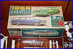 Rare Vintage AMT 1965 Chevelle Station Wagon Kit Complete Instructions #8745-150