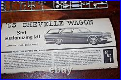 Rare Vintage AMT 1965 Chevelle Station Wagon Kit Complete Instructions #8745-150