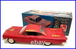 Rare! Vintage Amt 1960 Pontiac Bonneville 2dr Hardtop Built Model Kit Nice Cond