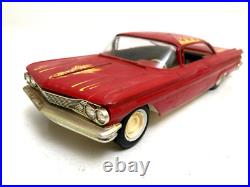 Rare! Vintage Amt 1960 Pontiac Bonneville 2dr Hardtop Built Model Kit Nice Cond