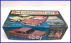 Rare! Vintage Amt 1960 Pontiac Bonneville 2dr Hardtop Built Model Kit Nice Cond