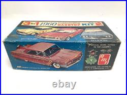 Rare! Vintage Amt 1960 Pontiac Bonneville 2dr Hardtop Built Model Kit Nice Cond