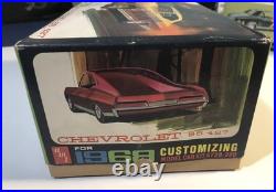 Rare Vintage Amt 1968 Chevrolet Ss 427 Unbuilt Kit Very Nice