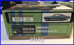 Rare Vintage Amt 1968 Chevrolet Ss 427 Unbuilt Kit Very Nice