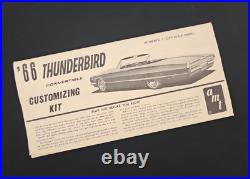 Rare Vintage Model Kit AMT 1966 Ford Thunderbird Conv 6216-150 Barris Unbuilt