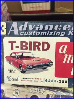 Rare unbuilt AMT 3n1 advanced kit 1962 Thunderbird 100% complete. WOW LOOK