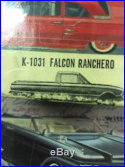 Rare unbuilt AMT 3n1 kit 1961 Ford Falcon Ranchero 100% complete. WOW LOOK