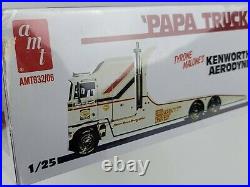 Retro AMT Kenworth Aerodyne PaPa Truck Tyrone Malone 125 Model Kit 932 2016 NEW