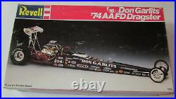Revell 1/16 Don Garlits 74 AAFD Rear Engine Dragster Rail Drag in Box Incomplete