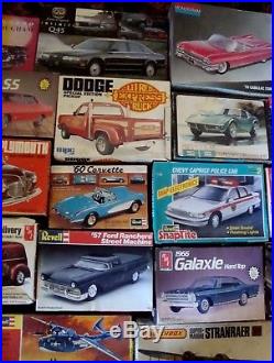 Revell Amt Nsra 1/25 Scale 21 Model Lot 18 Cars 1 Robot & Plane Ect Orig. Boxes