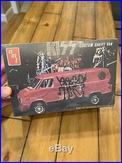 SEALED! NEVER OPENED Rare 1977 KISS Band Custom Chevy Van AMT Model KitUnbuilt