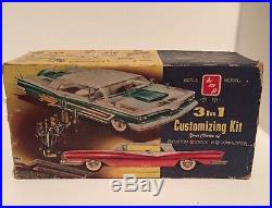 SMP 1959 CHEVY IMPALA VINTAGE 1/25 MODEL KIT CAR with BOX AMT
