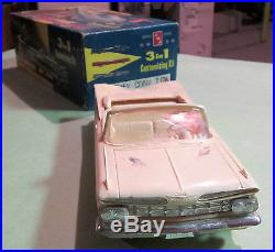 SMP 1959 Chevrolet Impala Convertible Original 3-in-1 Annual in Box AMT Chevy 59