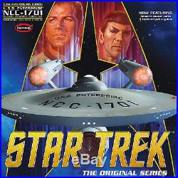 STAR TREK CLASSIC ENTERPRISE 1701 1/350 SCALE 50th ANN EDITION KIT by AMT ROUND2