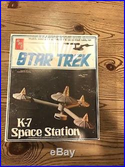 STAR TREK K-7 Space Station AMT MODEL# S955 SEALED 1976