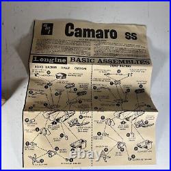 SUPER RARE! FACTORY-SEALED ORIGINAL VINTAGE AMT 1968 CHEVY CAMARO SS KIT Look