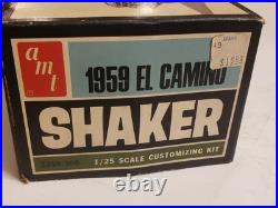 SUPER RARE ORIGINAL AMT'59 EL CAMINO SHAKER 2359-200 Built Model 1960's LQQK