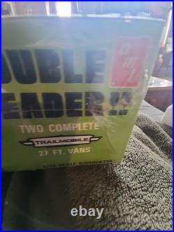 Sealed Vintage Nos Original Amt Double Header Trailmobile Model Kit 1/25