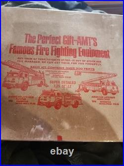 Sealed Vintage Original Mib Amt White-freightliner Sd Truck Tractor Color Green