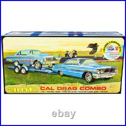 Skill 2 Model Kit Ford Cal Drag Team Ford Galaxie with Ford Falcon Funny Ca