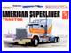 Skill 3 Model Kit American Superliner Semi Tractor 1/24 Scale Model by AMT