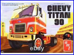Skill 3 Model Kit Chevrolet Titan 90 Tractor Truck 1/25 Scale Model by AMT
