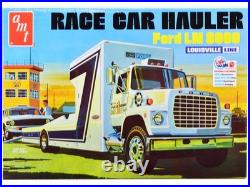 Skill 3 Model Kit Ford LN 8000 Race Car Hauler Louisville Line 1/25 Scale Model