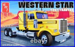 Skill 3 Model Kit Western Star 4964 Truck Tractor 1/24 Scale Model by AMT