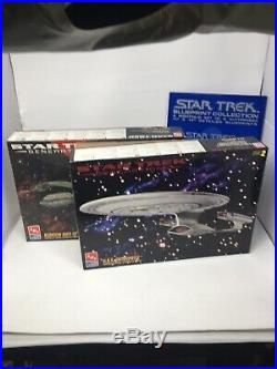 Star Trek Generations Amt Uss Enterprise And Klingon Bird Of Prey Model Kits And