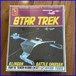 Star Trek Klingon Battle Cruiser Model Kit AMT No. S952 SEALED 1968