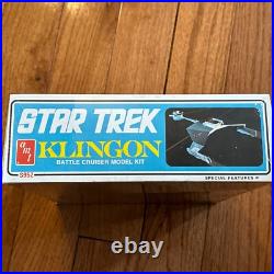Star Trek Klingon Battle Cruiser Model Kit AMT No. S952 SEALED 1968