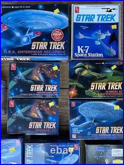 Star Trek Model Deal! 14 Kits Amt Monogram Polar Lights Hot Wheels Geometric New