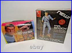 Star Trek Mr. Spock Model Kit Tv & Movie With Lunchbox Amt Sealed Leonard Nimoy