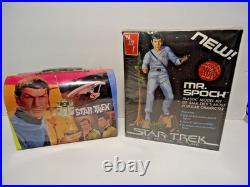 Star Trek Mr. Spock Model Kit Tv & Movie With Lunchbox Amt Sealed Leonard Nimoy
