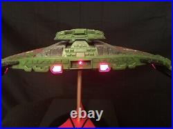 Star Trek TNG Klingon Vor'cha Battle Cruiser Model AMT 1/1400 BUILT + LIGHTS
