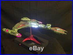Star Trek TNG Klingon Vor'cha Battle Cruiser Model AMT 1/1400 BUILT + LIGHTS