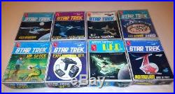 Star Trek TOS AMT Models Lot of 8 Enterprise Exploration Set Interplanetary UFO