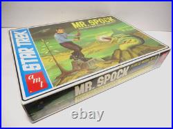 Star Trek Tv Mr. Spock Model Kit & Vulcan Shuttle Amt Model Kit New Sealed