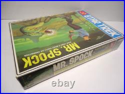Star Trek Tv Mr. Spock Model Kit & Vulcan Shuttle Amt Model Kit New Sealed