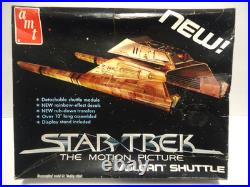Star Trek Tv Mr. Spock Model Kit & Vulcan Shuttle Amt Model Kit New Sealed
