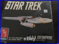 Star Trek USS Reliant and USS Enterprise AMT Sealed Model Kits