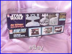 Star Wars Star Destroyer #8782 & Star Trek Enterprise #8254 Model Kits In Box Nr