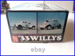 Super Rare Vintage'33 Willys Ohio George National Record Model Kit By AMT