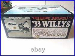 Super Rare Vintage'33 Willys Ohio George National Record Model Kit By AMT