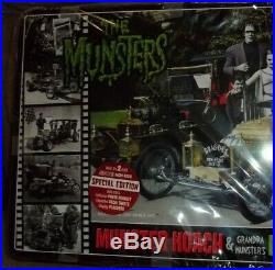 The Munsters 2 Car Model Kits New In Tin Box Herman Koach & Dragula Barris Amt