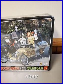 The Munsters Special Edition 125 Munster Koach & Drag-u-la Model Kit SEALED NEW